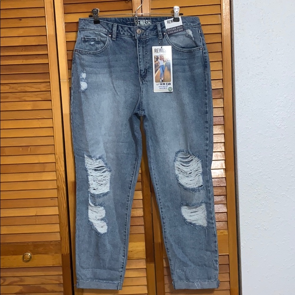 Vintage Stretch Super High Rise Mom Jeans